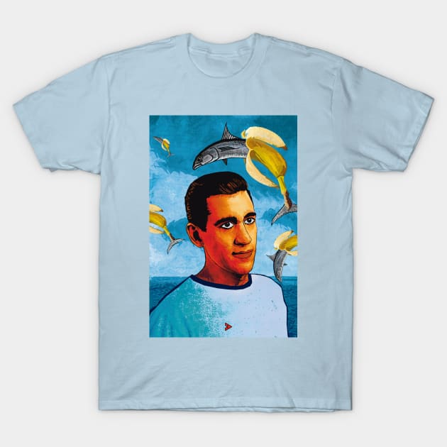 J. D. Salinger - A Perfect Day T-Shirt by Exile Kings 